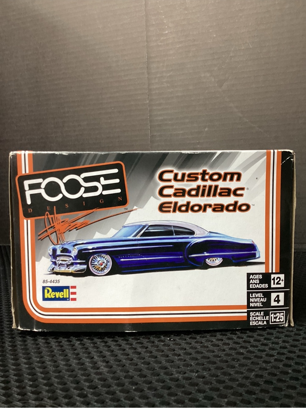 Rare Revell Foose Design Custom Cadillac Eldorado Model Kit 1:25 Scale - Blue